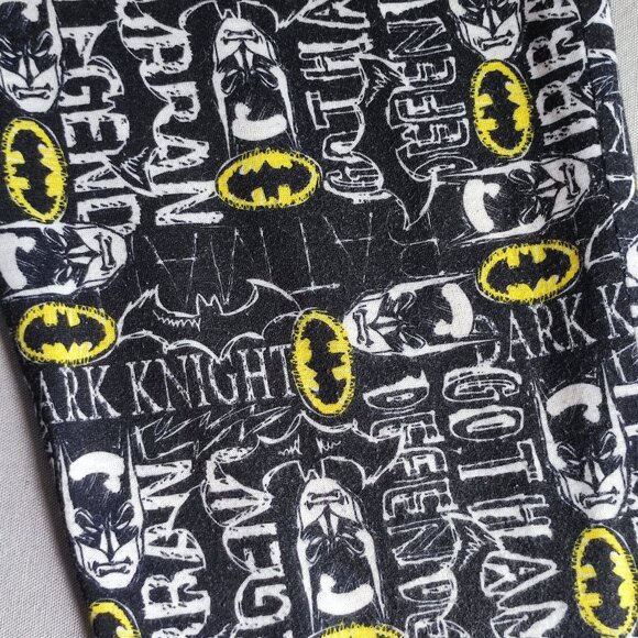 Batman pyjama pants boys size XL (16) black and yellow with graphic design - Picture 6 of 9